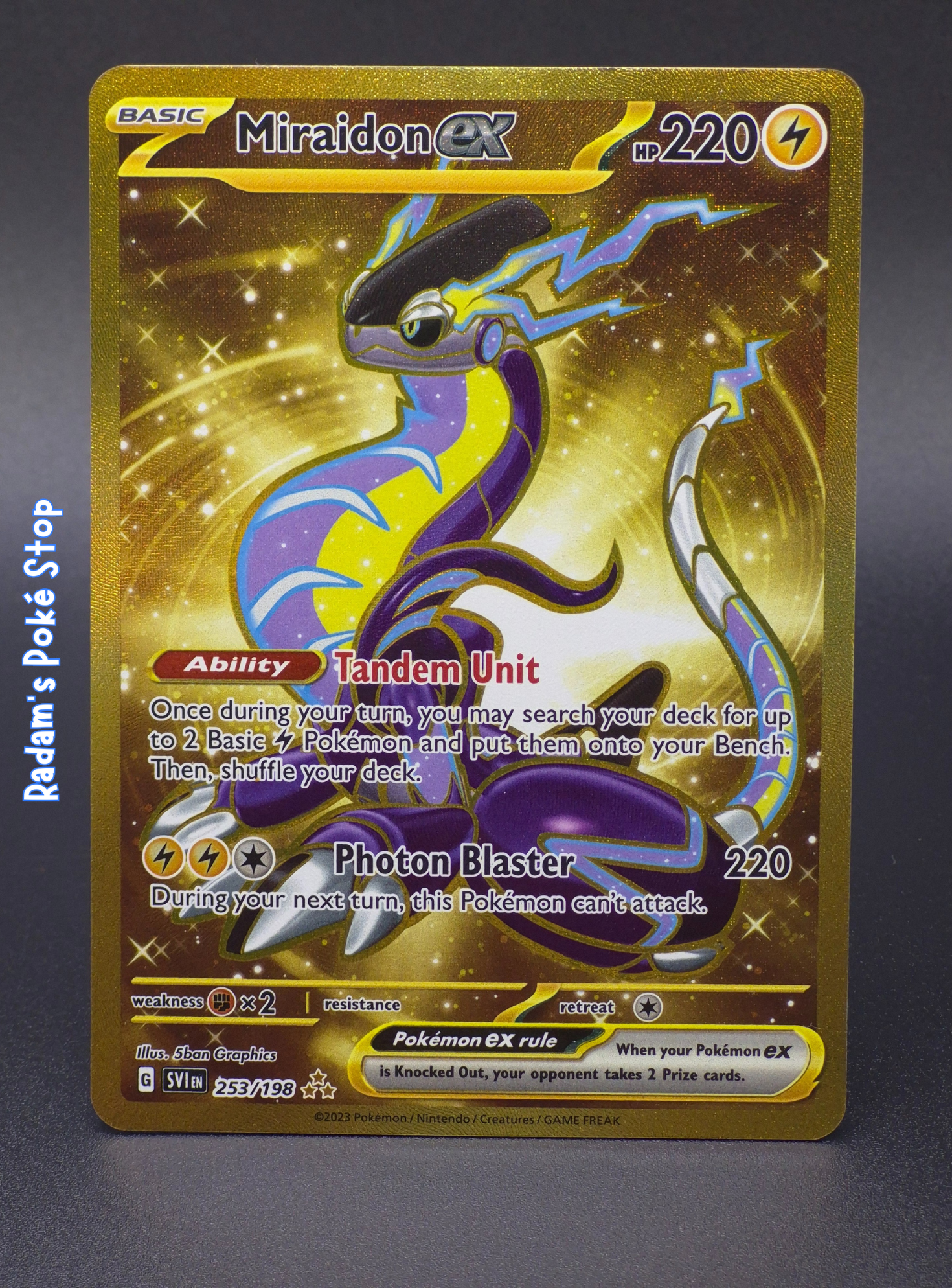 Miraidon ex #253 Scarlet & Violet HR