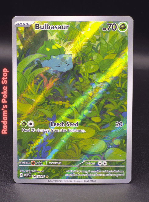 Bulbasaur #166, Mew 151 IR