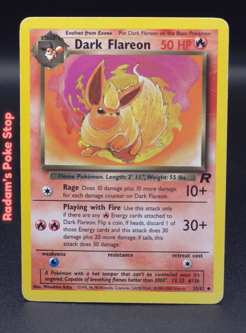 Dark Flareon #35 Team Rocket