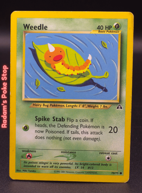 Weedle #70 Neo Discovery