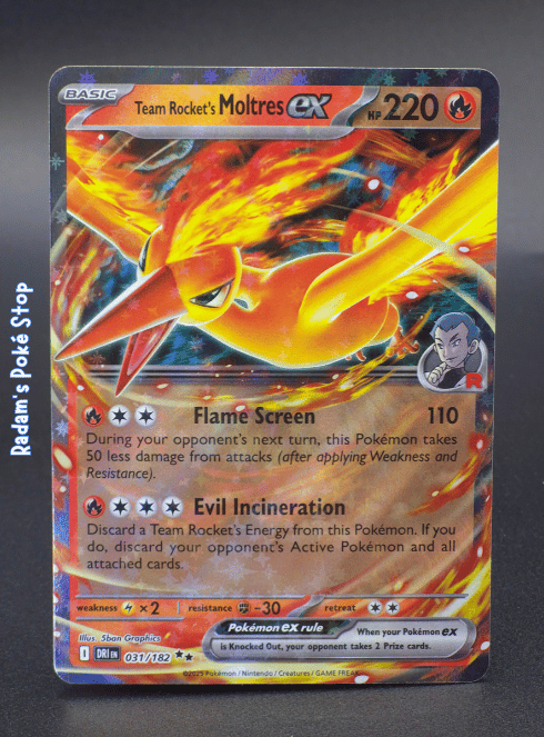 Team Rocket's Moltres ex #031 Destined Rivals DR
