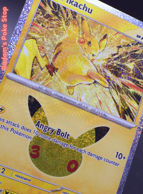 Pikachu 30/30 #52 30th Celebrations 30C