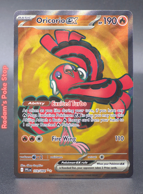 Oricorio ex #110 UR Phantasmal Flames