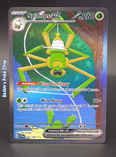 Spidops ex #243 Scarlet & Violet Base SIR