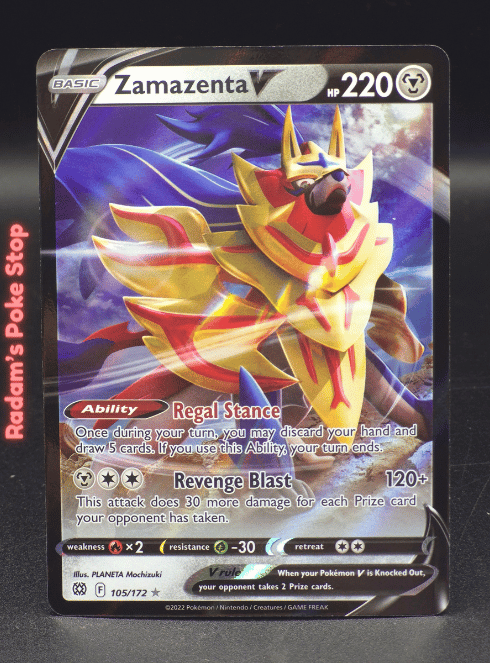 Zamazenta V #105 Brilliant Stars