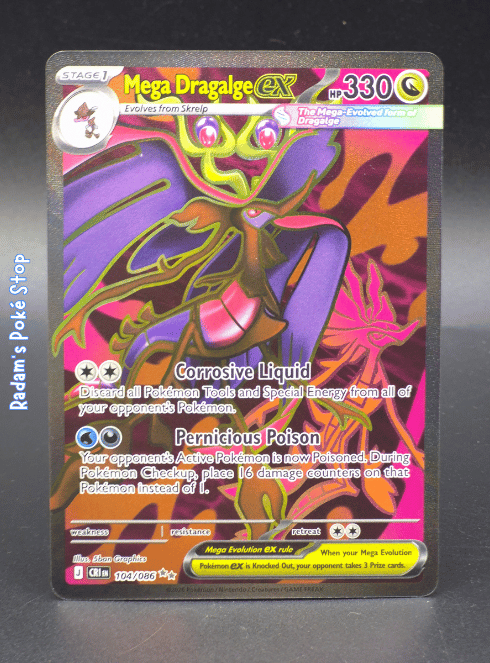 Mega Dragalge ex #104 CRI Chaos Rising UR