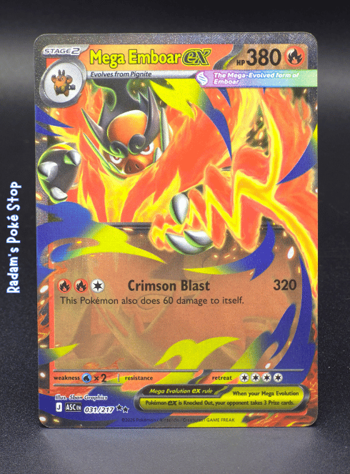 Mega Emboar ex #031 DR Ascended Heroes
