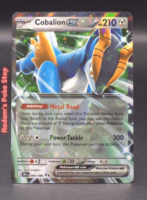 Cobalion ex #064 CRI Chaos Rising DR
