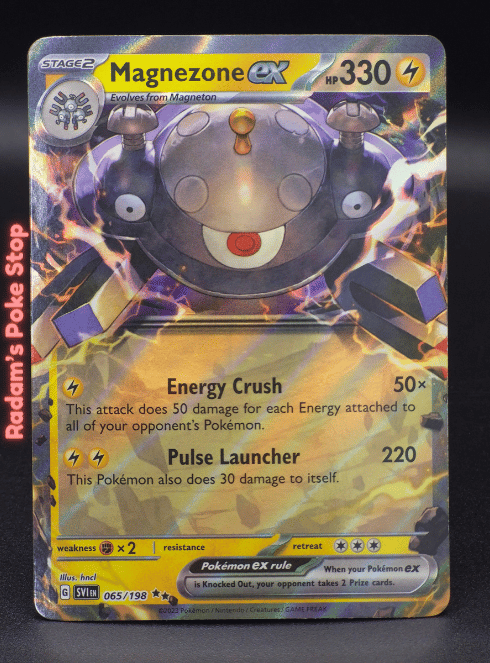 Magnezone ex #065 Missing layer error Scarlet & Violet DR