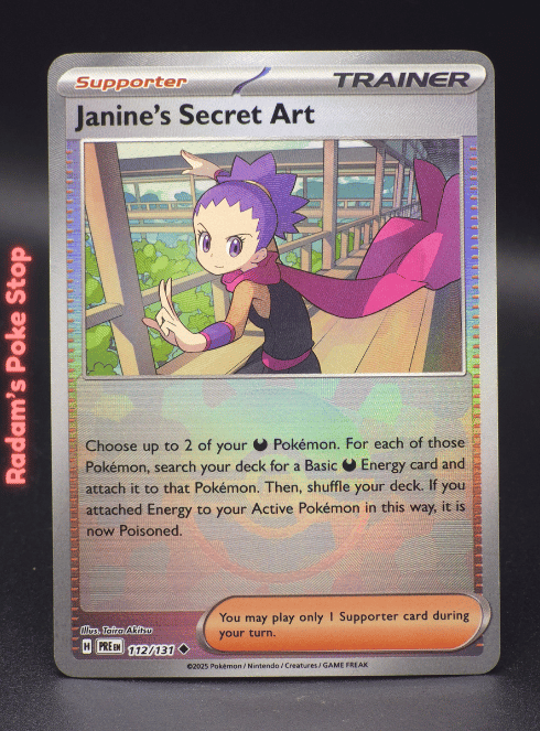 Janine's Secret Art #112 Prismatic Evolutions Poke Ball