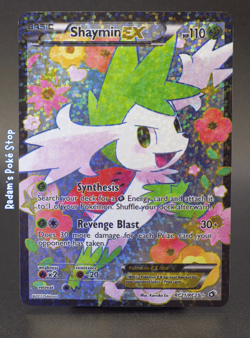 Shaymin EX #RC21 Legendary Treasures