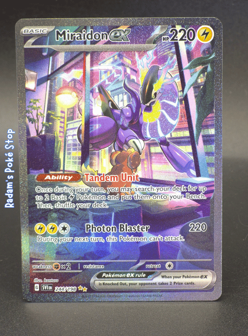 Miraidon ex #244 Scarlet & Violet Base SIR