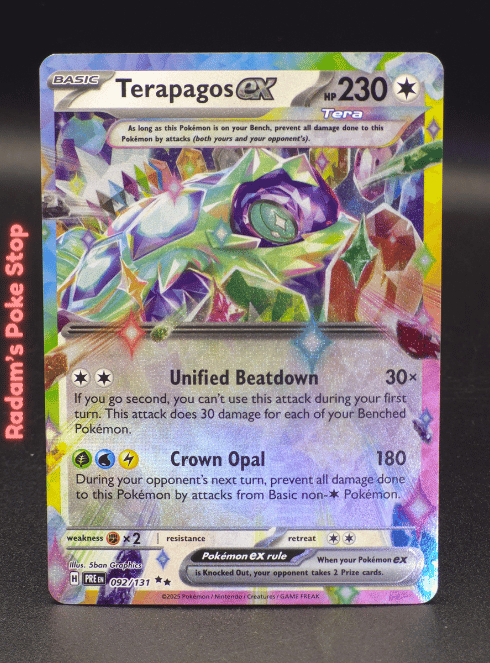 Terapagos ex #092 Prismatic Evolutions DR