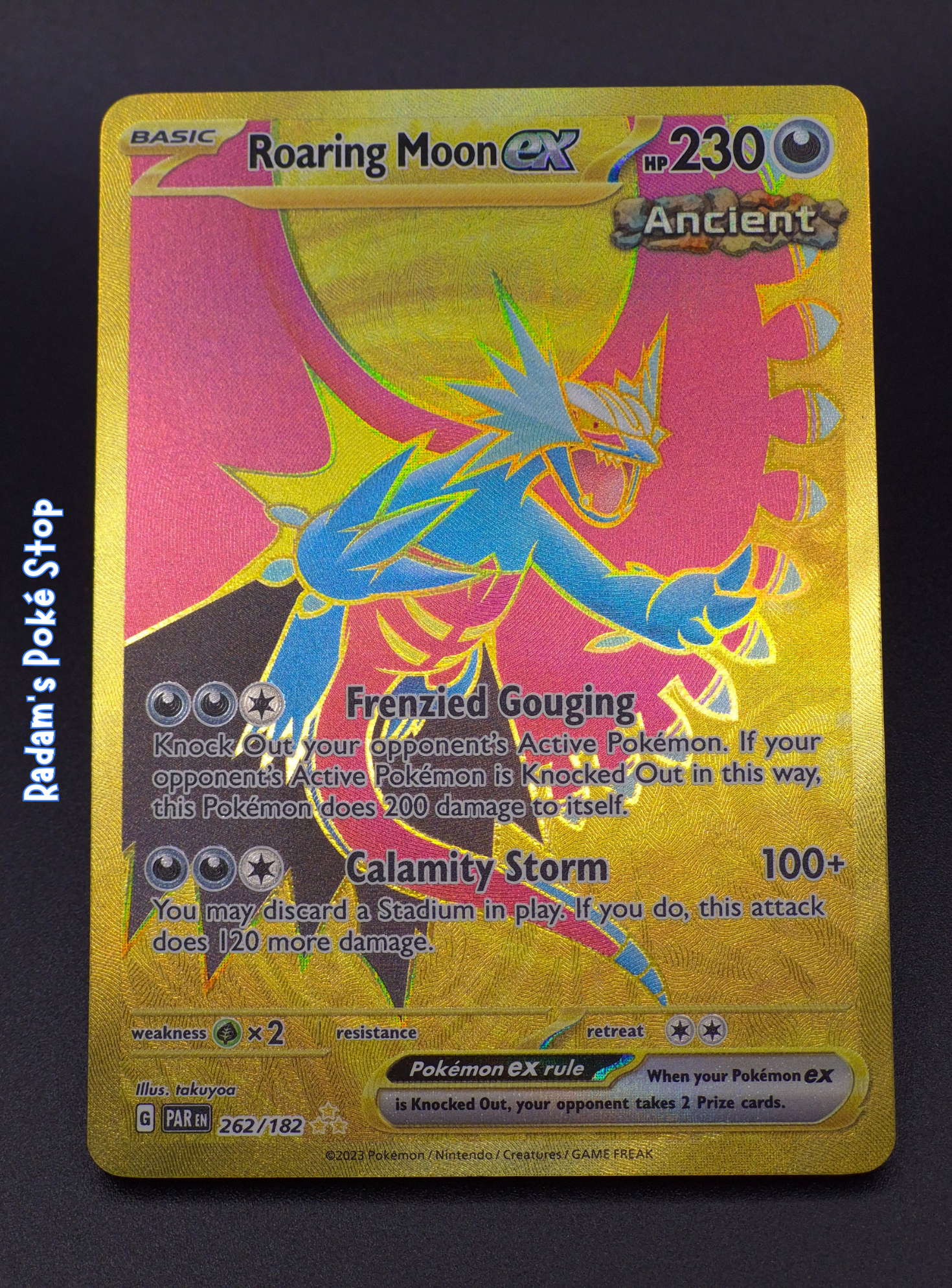 Roaring Moon ex #262 Paradox Rift HR