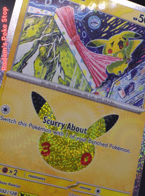 Pikachu 10/30 #032 30th Celebrations 30C
