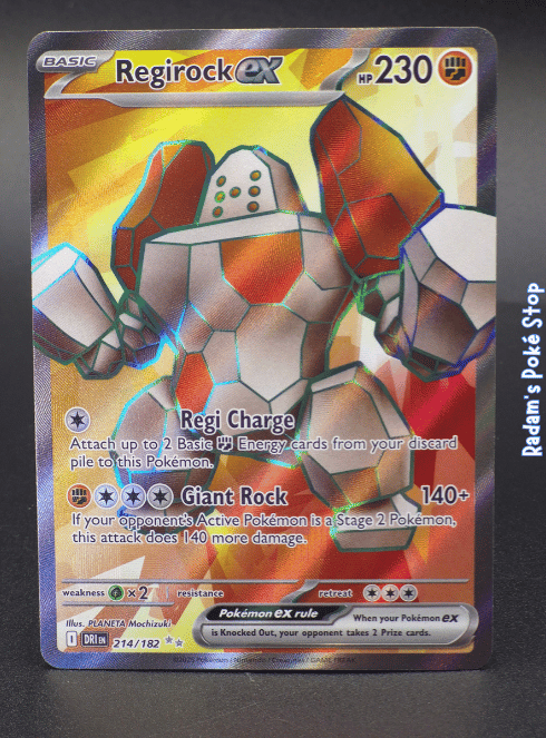 Regirock ex #214 UR Destined Rivals
