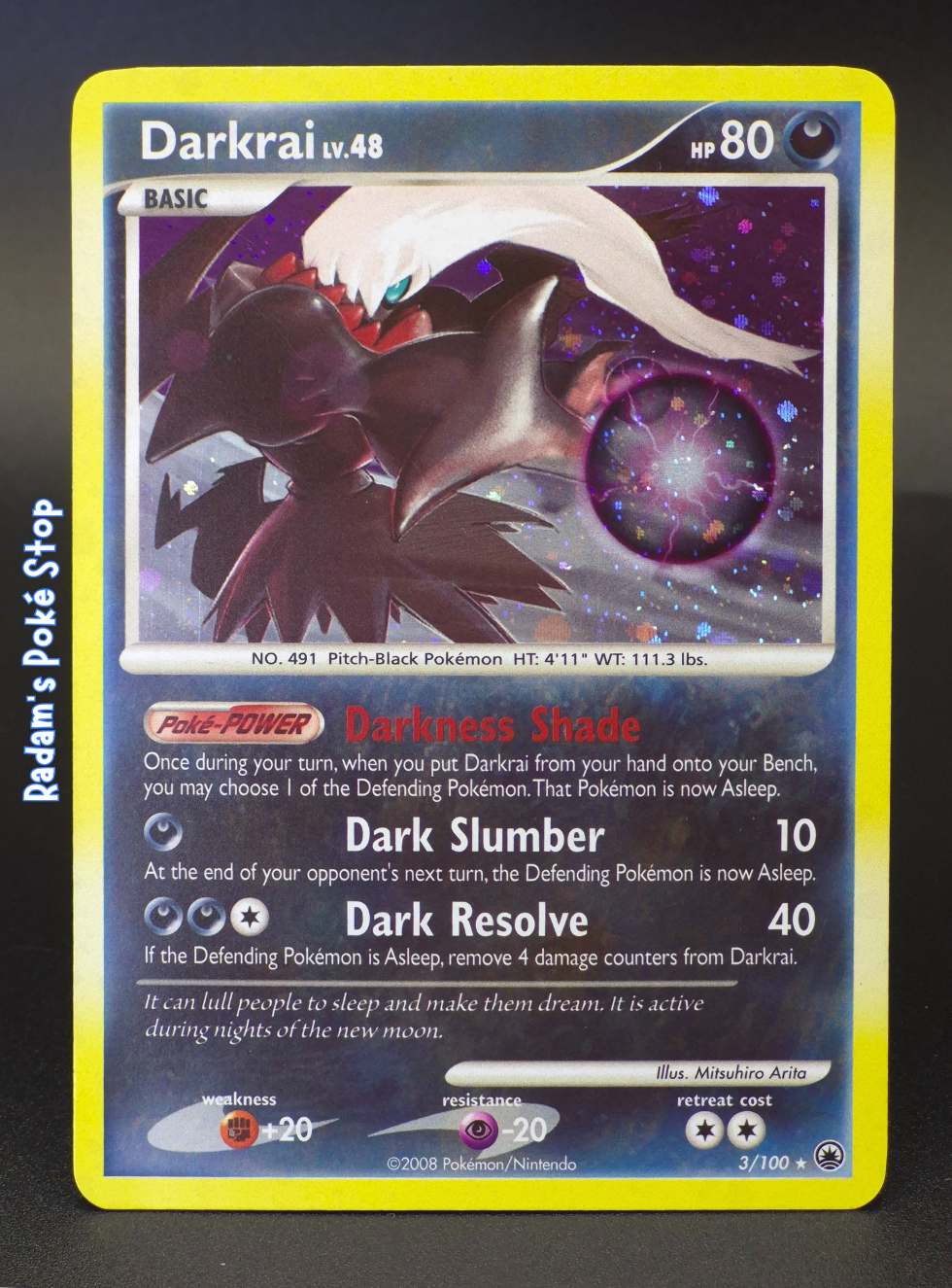 Darkrai Lv.48 #3 Majestic Dawn Holo