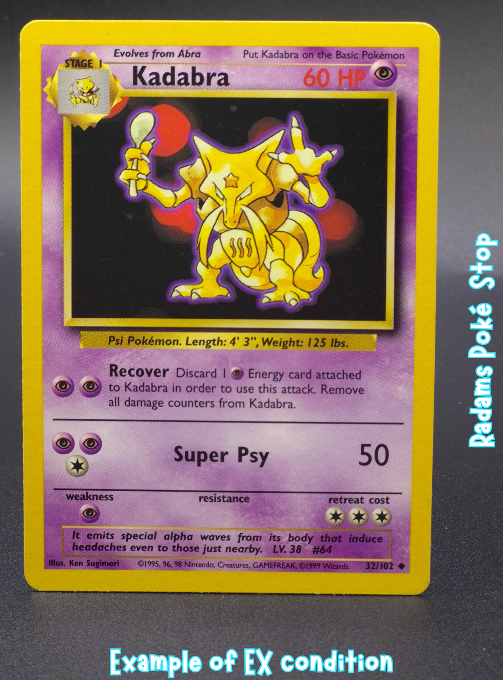 Kadabra #32 uncommon Base Set