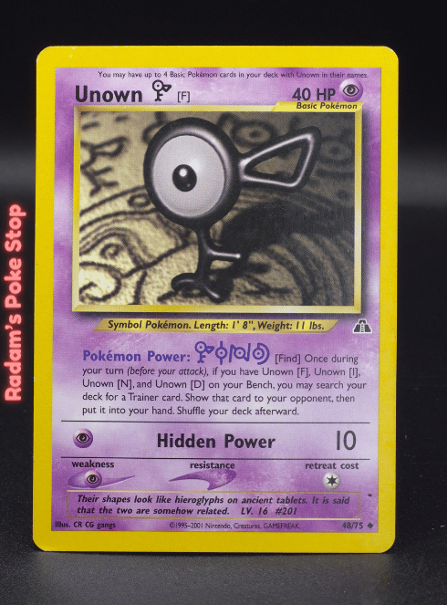 Unown F #48 Neo Discovery