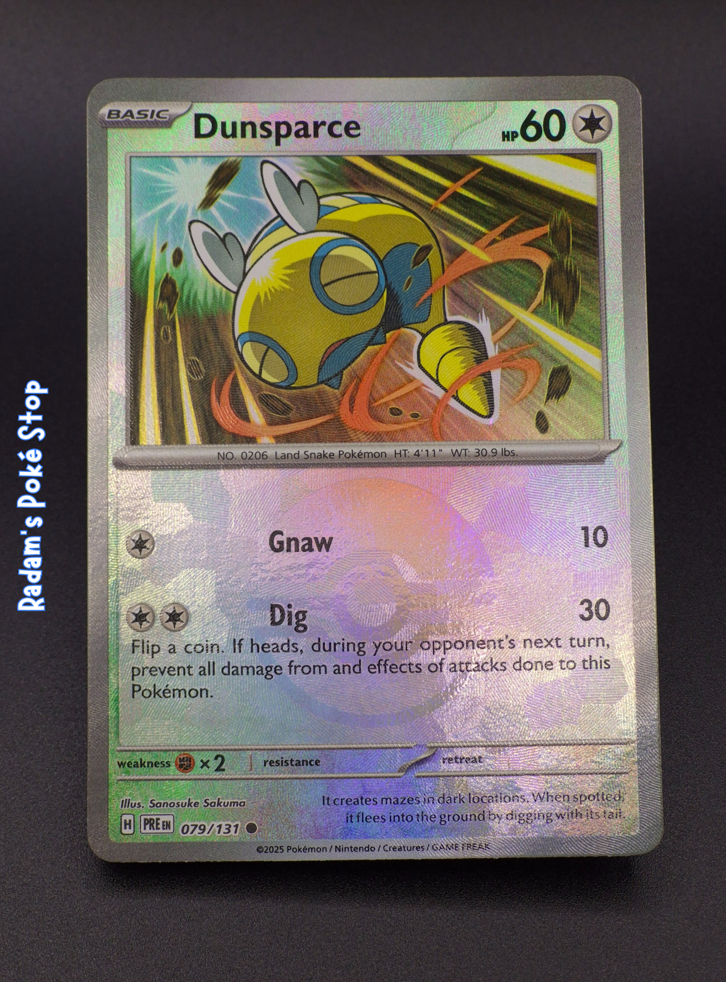 Dunsparce #79 Prismatic Evolutions Poke Ball