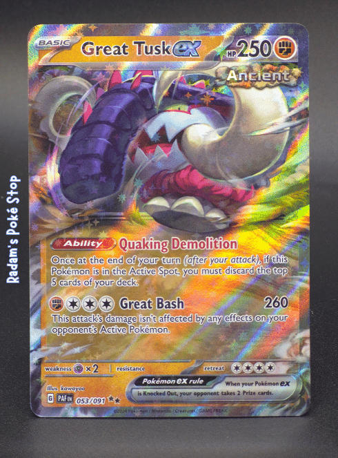 Great Tusk ex #053 Paldean Fates DR