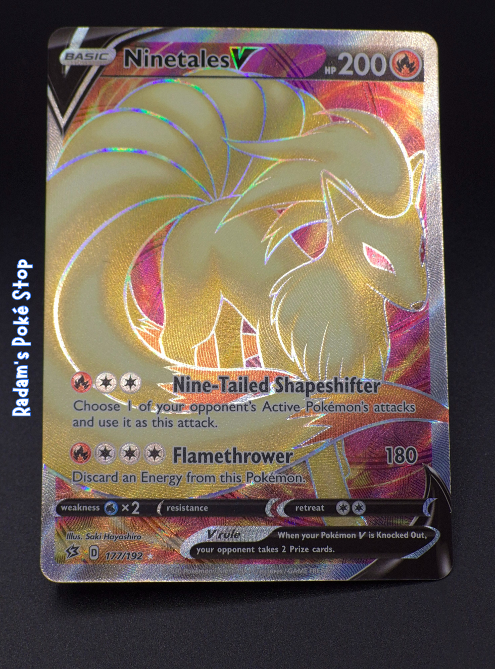 Ninetales V #177 Rebel Clash UR
