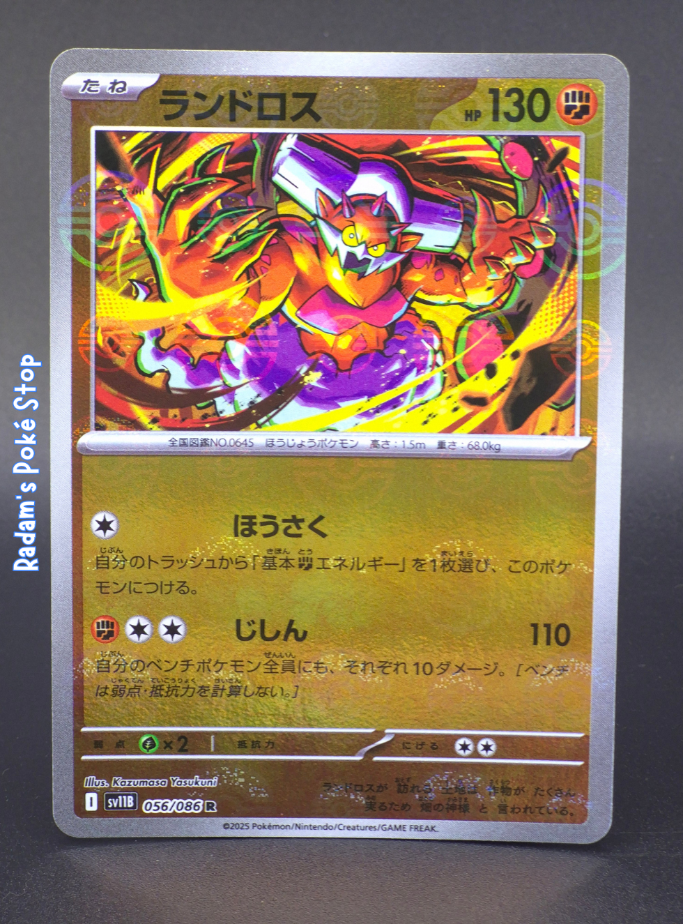 Landorus #056 Poke Ball sv11b Black Bolt