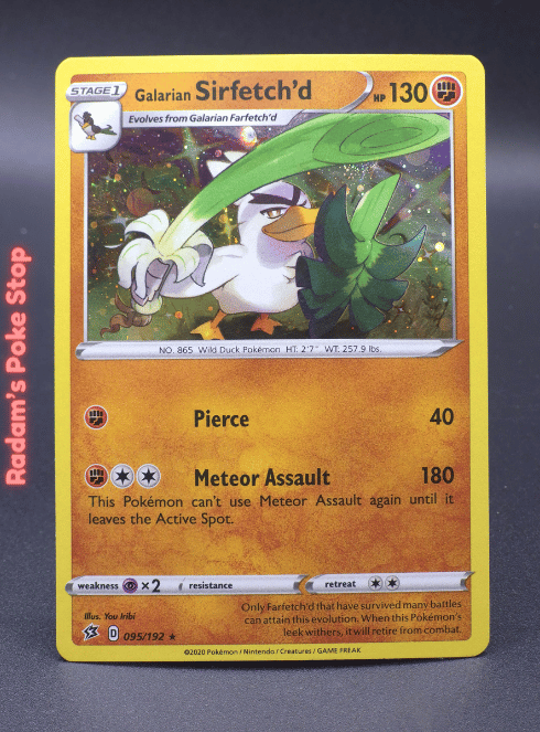 Galarian Sirfetch'd #095 Promo Cosmos Holo