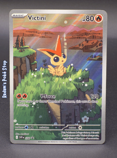 Victini #SVP208 Black Bolt White Flare Promo IR