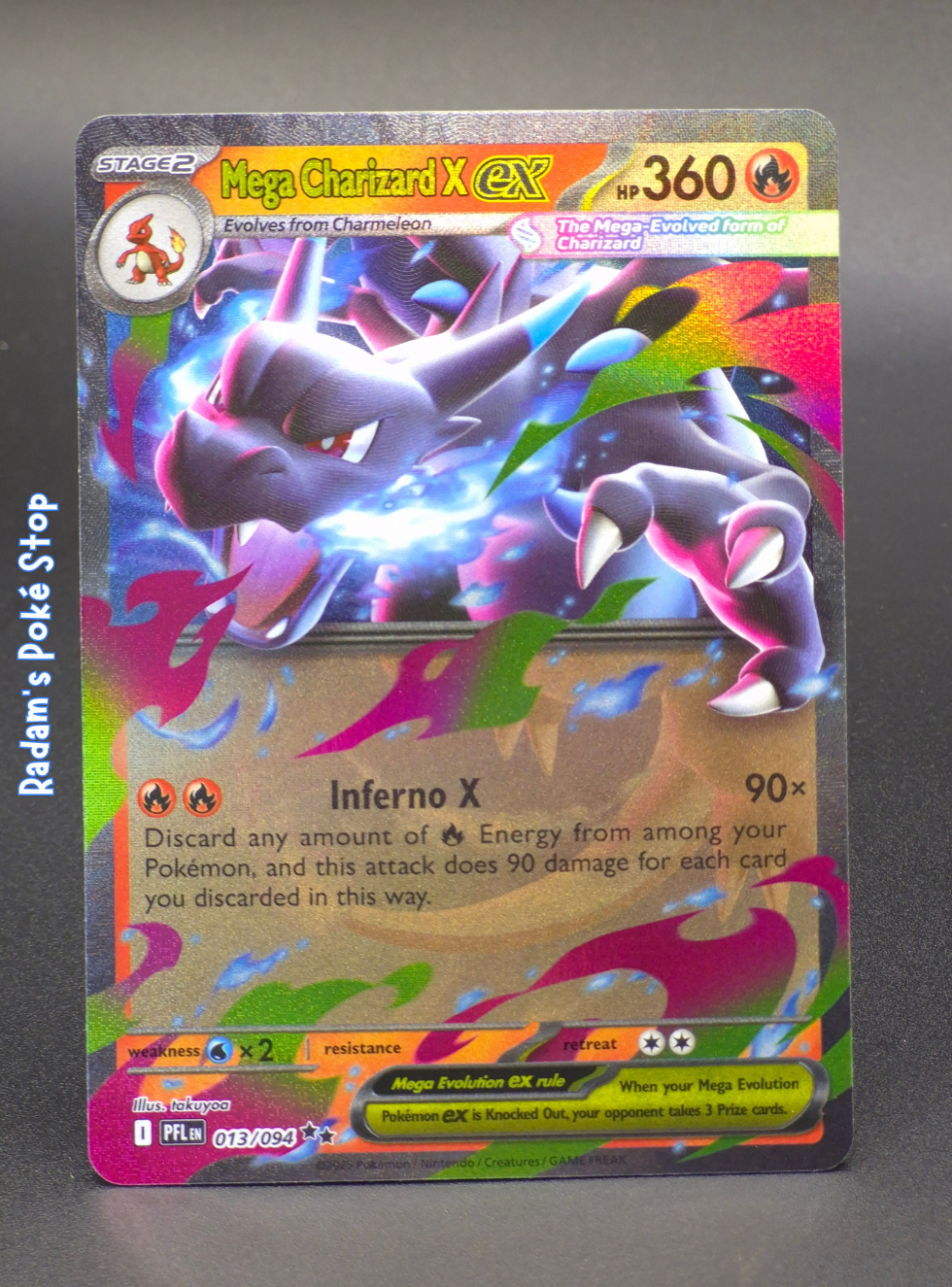 Mega Charizard x ex #013 Phantasmal Flames DR