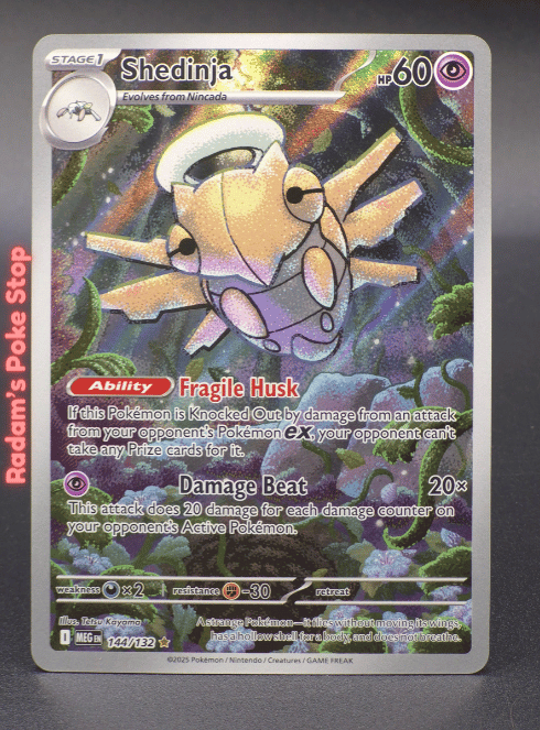 Shedninja #144 IR Mega Evolution