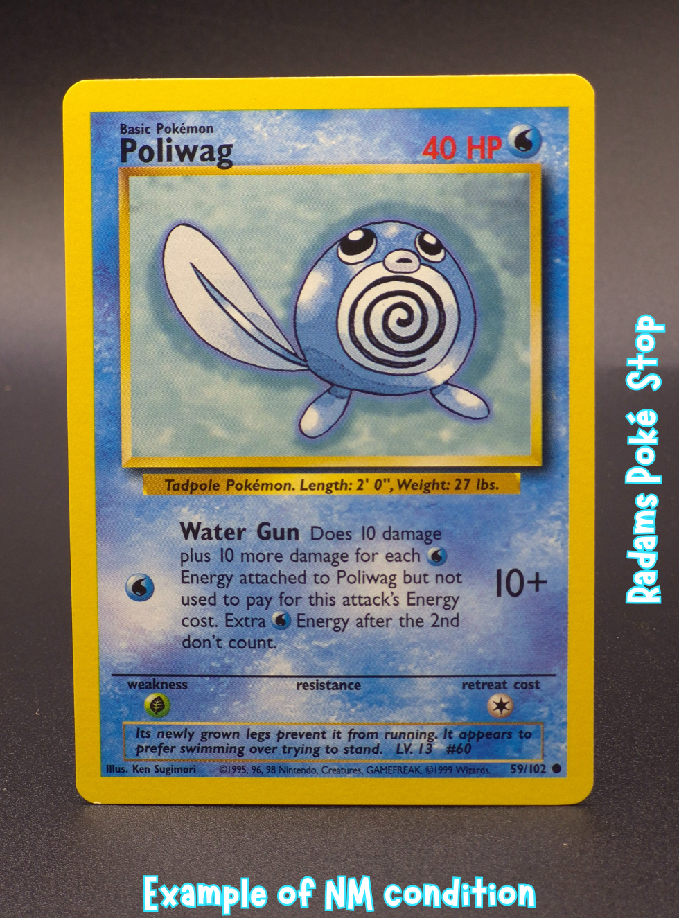Poliwag #59 common Base Set