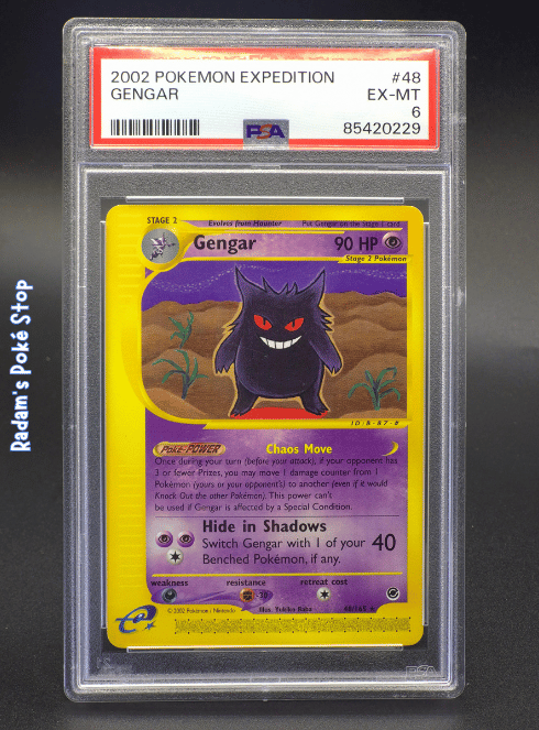 PSA 6 Gengar #48 Expedition Non Holo