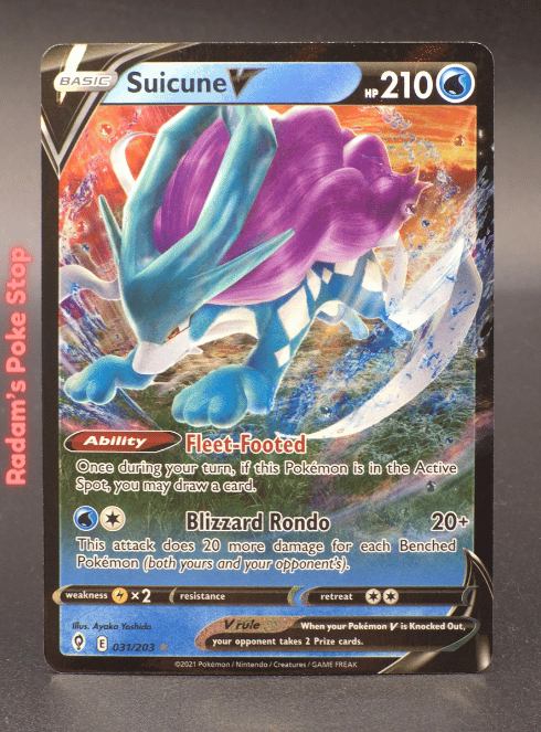 Suicune V #031 Evolving Skies UR