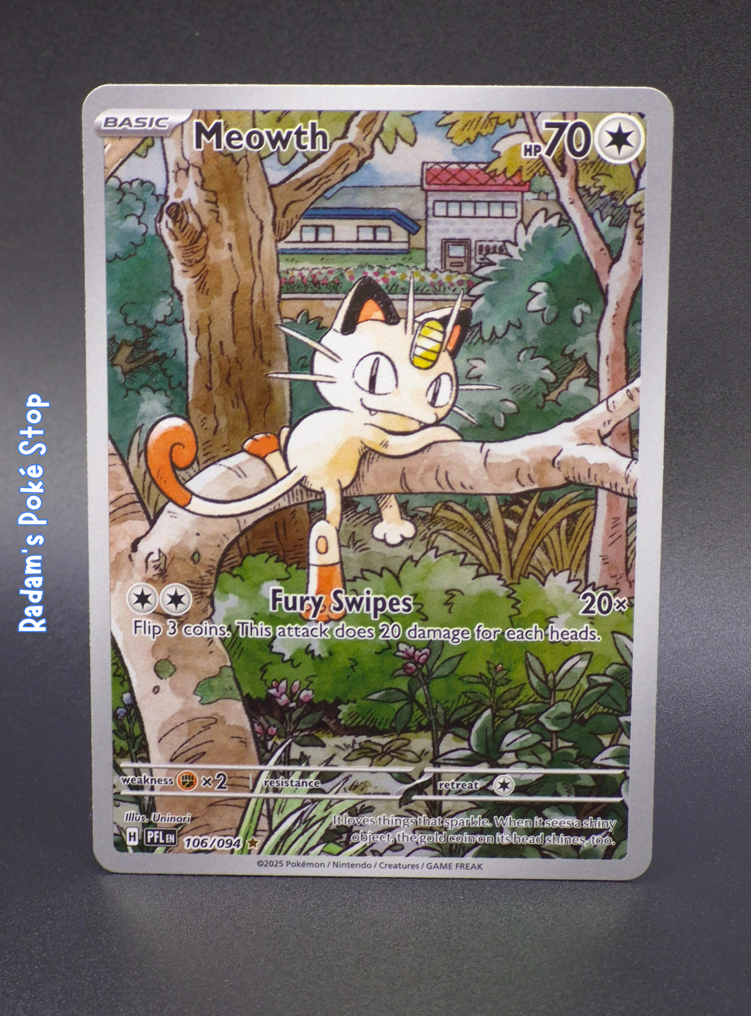 Meowth #106 Phantasmal Flames IR