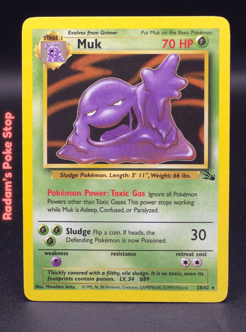 Muk #28 Fossil Vintage Non-Holo Rare