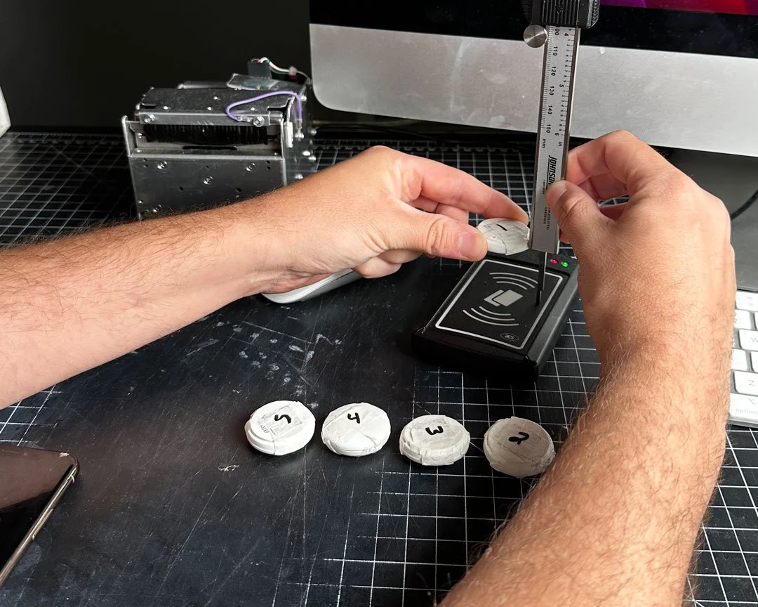 Scan distance testing prototypes 