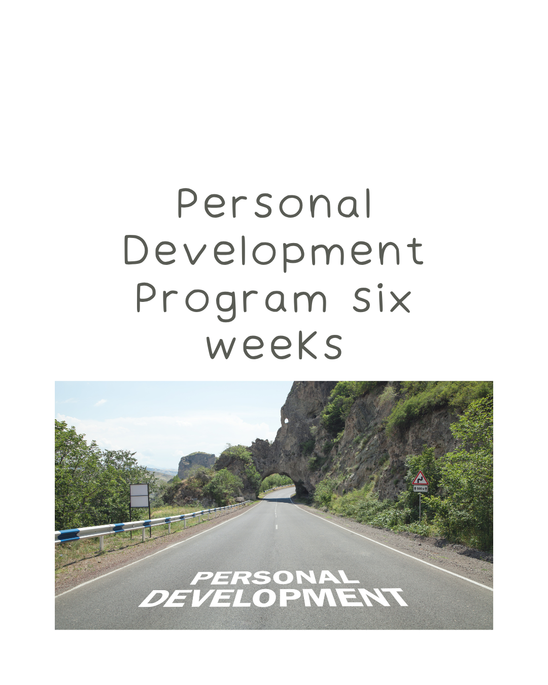 Personal Development Program six weeks