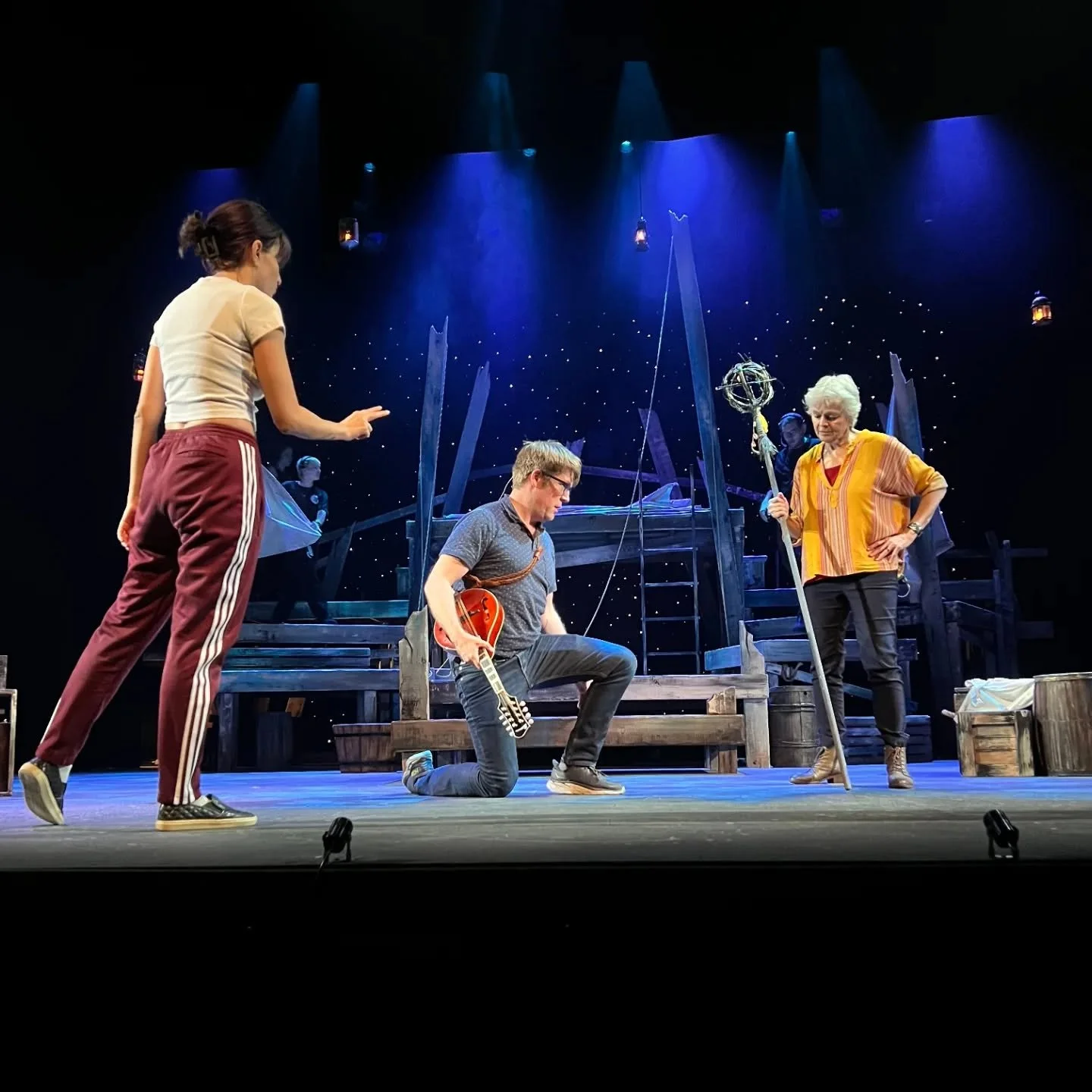 Interrupting wedding content (which I'm still obsessed over) to celebrate this incredible show that opened on Sunday. Thank you to @coshakes for bringing me in for The Tempest. And a HUGE thank you to the amazing collaborator and director Kevin Rich.