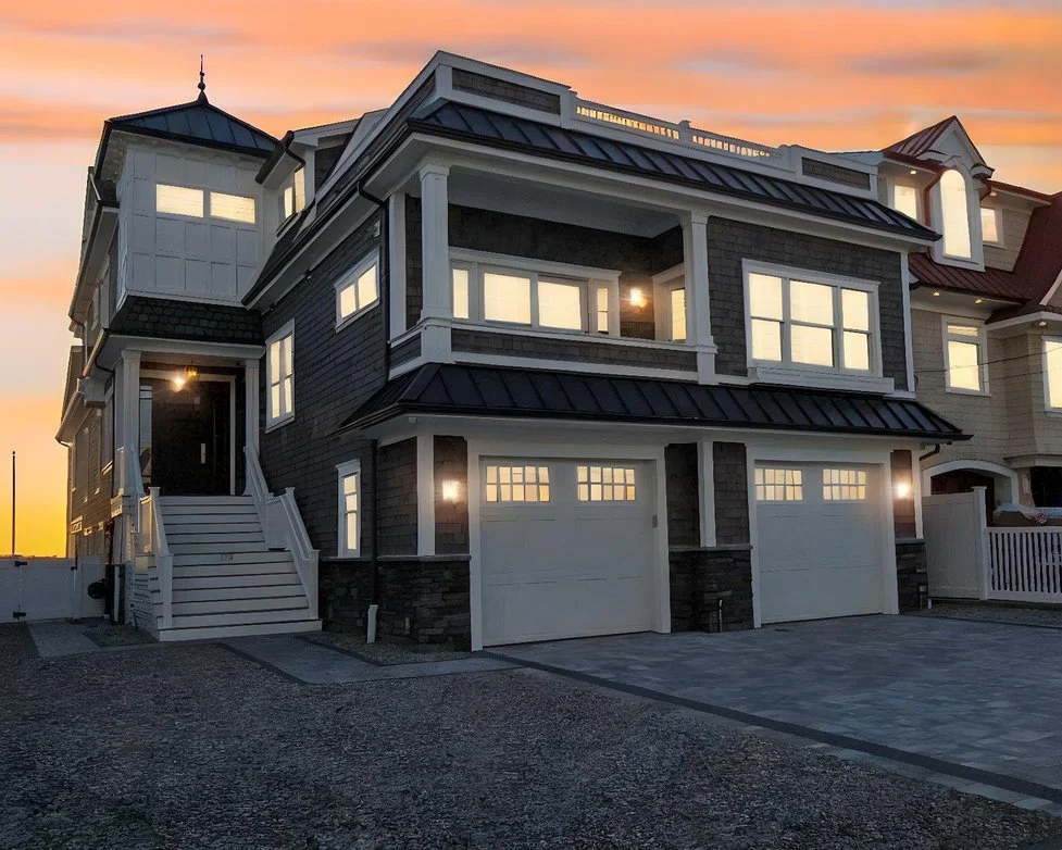 Custom Home Build with Bell Roof in Lavallette, NJ