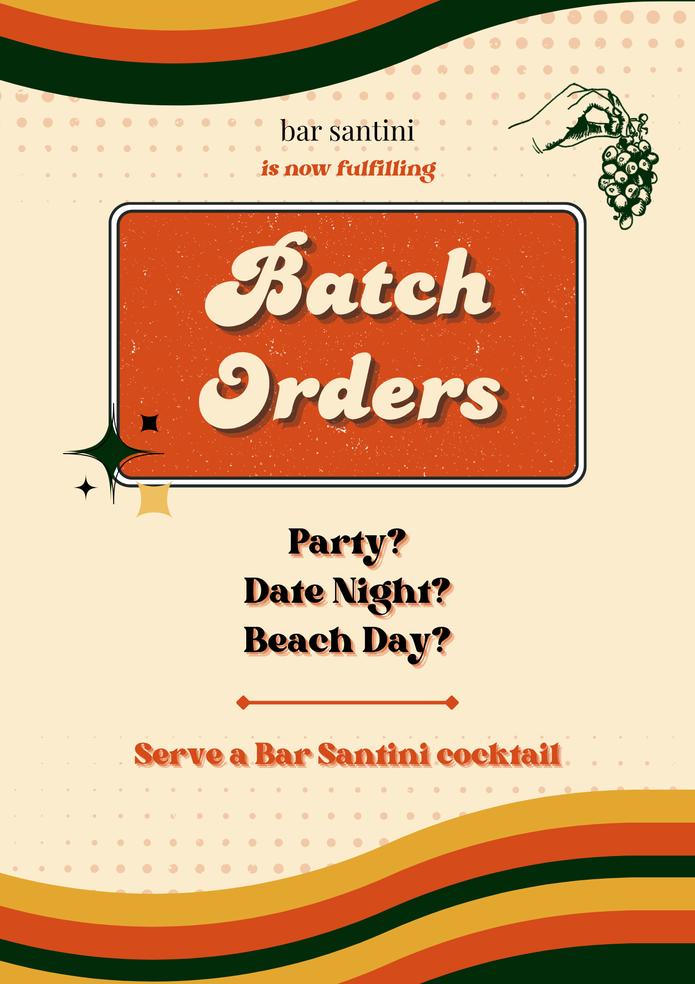 Now Fulfilling Batch Orders