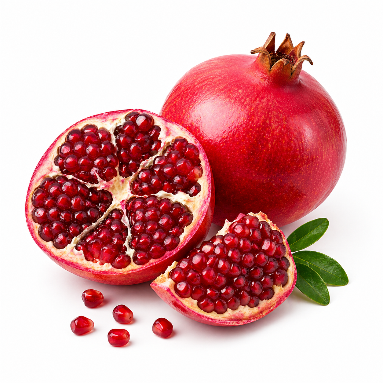 frozen pomegranate