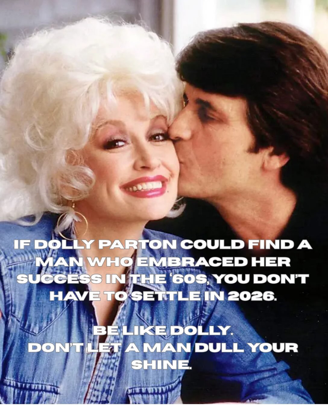 Be like Dolly.

#highachievingwomen #ambitiouswomen #datingcoachforwomen #datingadviceforwomen #dollyparton