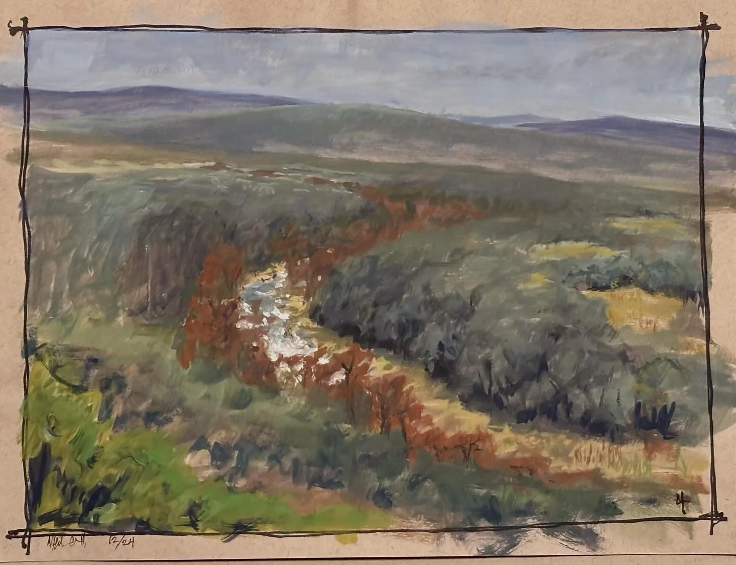 Fall on the perdenales river