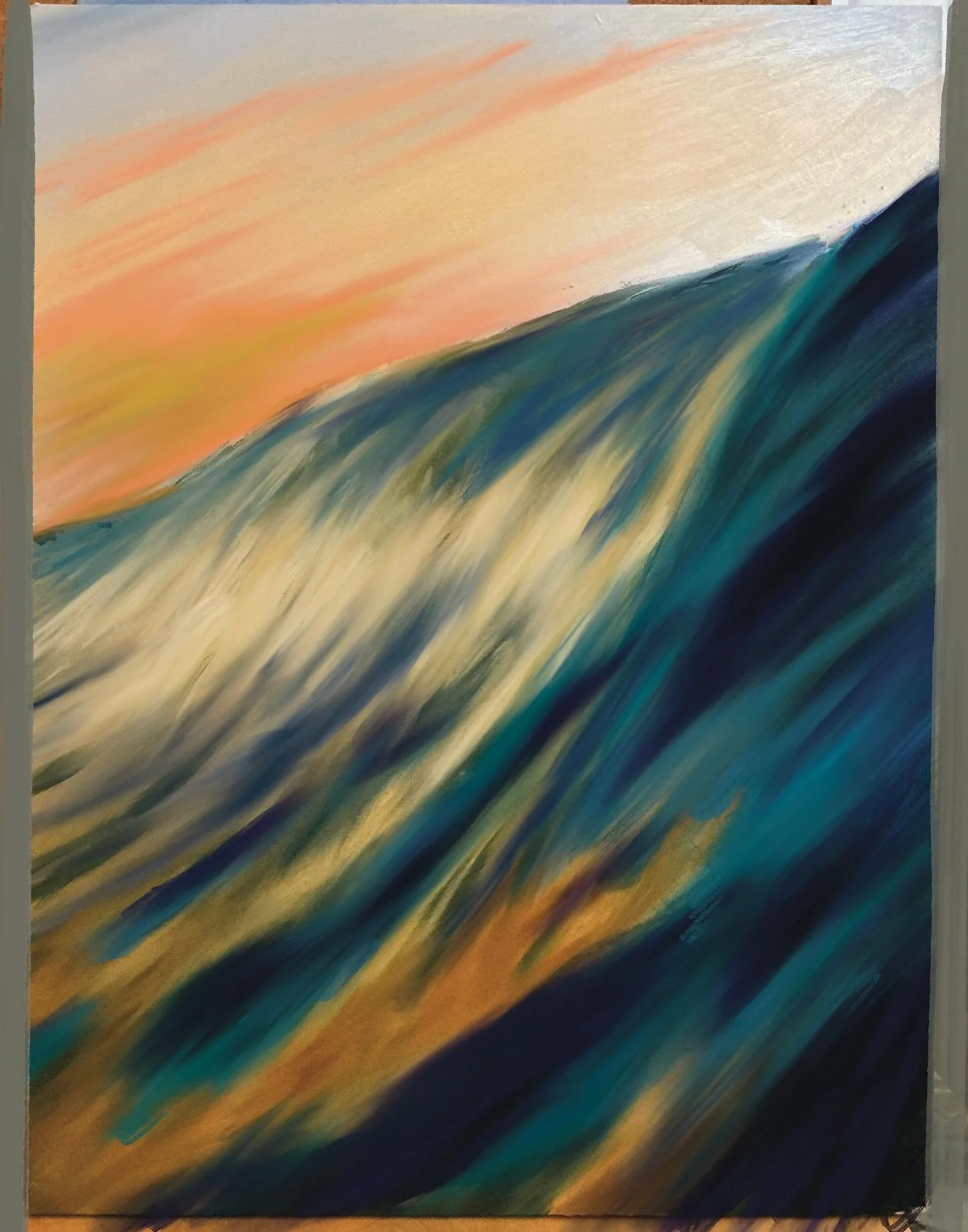 Procreate has been super helpful for exploring ideas and iterating on my art before moving to a larger scale. This piece is still evolving and might end up as multiple paintings. Which are you liking the most?

#digitalsketch #coastalart