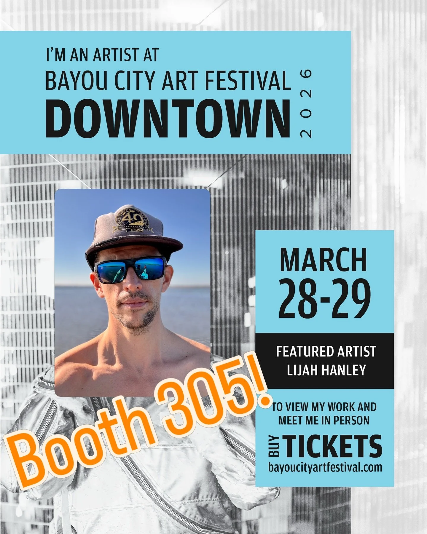Come see me live in person in Houston in two weeks at the Bayou City Arts Fest! This will be my first big event like this, hope to see you there.