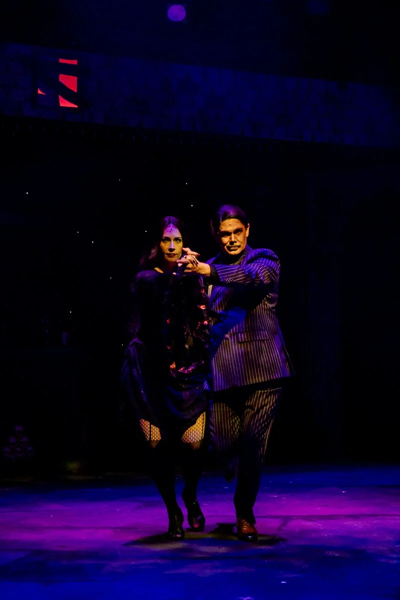Madison Stratton (Morticia) and Gabe Belyeu (Gomez).jpg