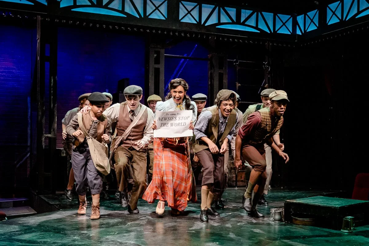 Tzintli Cerda and Newsies Photo by Ann Kielbasa-Flach.jpg