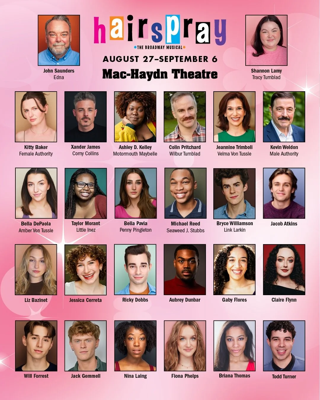 Here we go&hellip;the last one of 2026! We&rsquo;re going out with a bang with HAIRSPRAY, and what an incredible cast and creative team we have for this one. Don&rsquo;t miss it!
 
@john_a_saunders
@shannonelamy
@kittybakeractor
@xaxa.music
@ashleydk