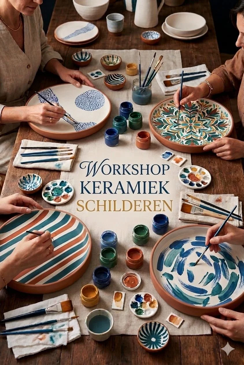 Décorez votre plat en céramique